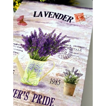 Cutie din carton tip carte model lavanda 25cm x 18,5cm x 7cm [3]