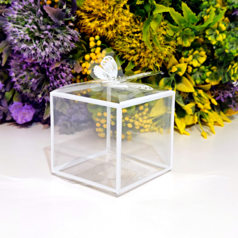 Cutie din plastic transparent 7cm x 7cm x 7cm [4]