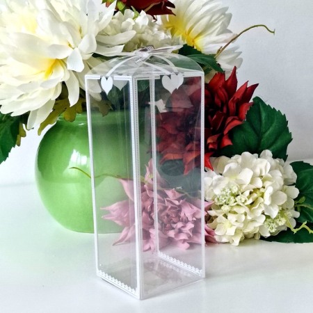 Cutii pentru cadouri - Cutie dreptunghiulara din plastic 7cm x 18cm x 7cm