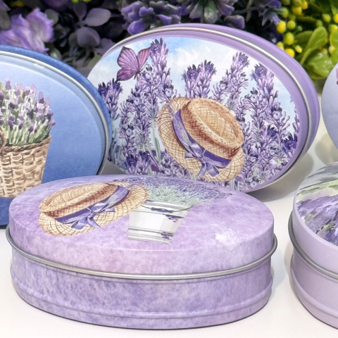 Cutii pentru cadouri - Cutii metalice reutilizabile cu capac pentru lumanari