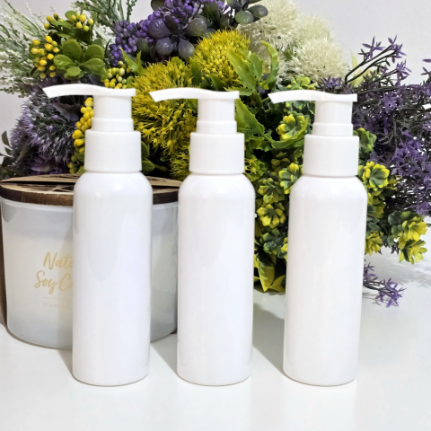 Flacon alb cu pompa dozatoare 100 ml