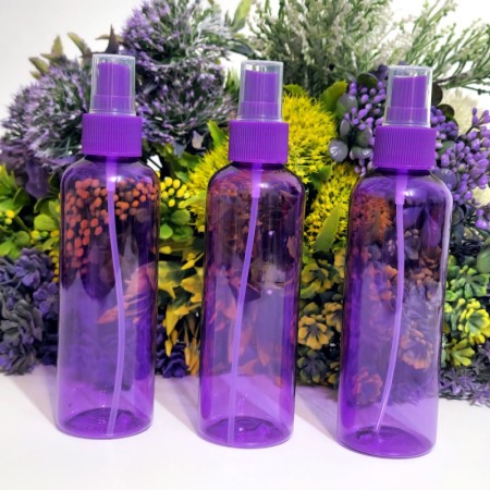 Flacoane cu pulverizator tip spray 200 ml - Flacon mov 200 ml cu pulverizator tip spray