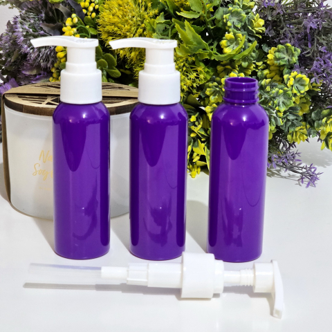 Flacon mov cu pompa dozatoare 100 ml [4]