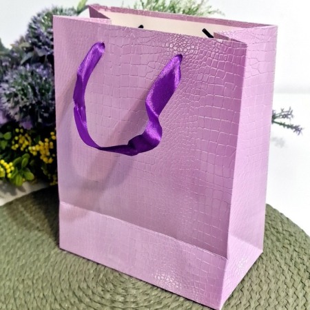 Pungi din carton mov 23cm x 18cm [1]