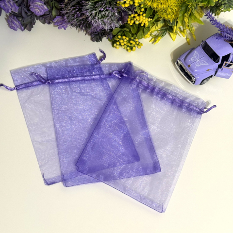Saculeti din organza mov 18cm x 13cm [1]
