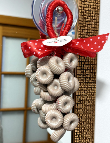 Noutăți - Aranjament din sapun forma ciorchine strugure