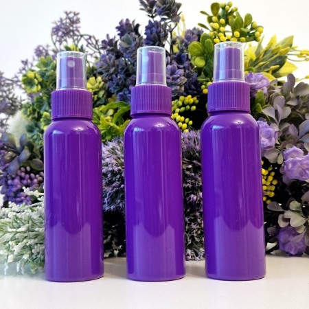 Set 100 flacoane mov 100 ml cu pulverizator mov tip spray [3]