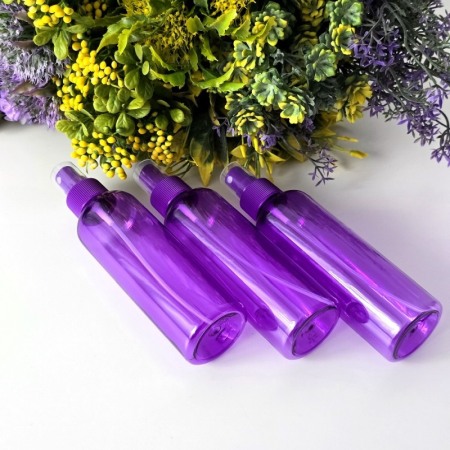 Set 100 flacoane mov 200 ml cu pulverizator tip spray [5]