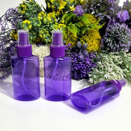 Set 50 flacoane mov plate 100 ml cu pulverizator mov tip spray [4]