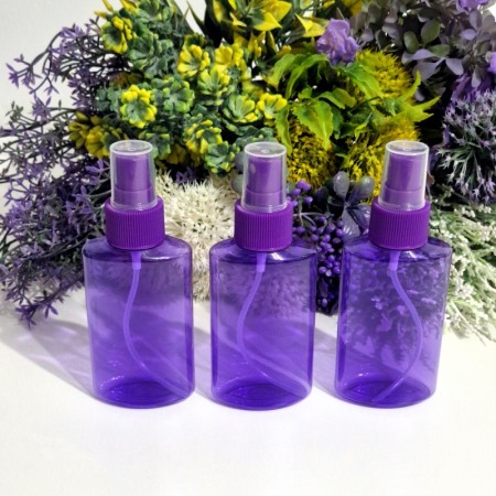 Set 50 flacoane mov plate 100 ml cu pulverizator mov tip spray [2]