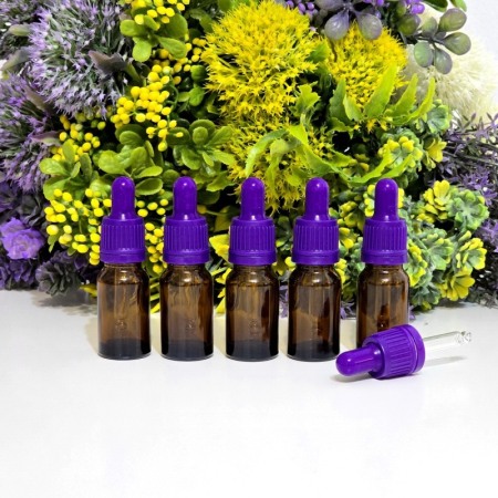 Sticlute cu pipeta mov 10 ml, sticla [4]