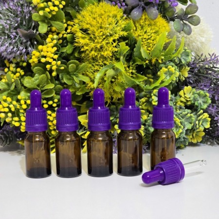 Sticlute cu pipeta mov 10 ml, sticla [2]
