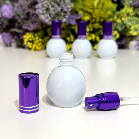 Sticlute din sticla mov 10 ml cu pulverizator pentru parfum [2]