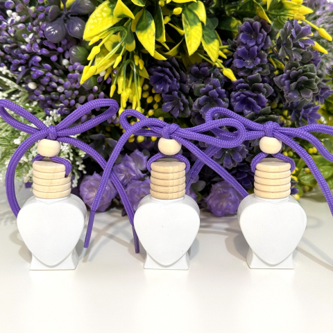 Sticlute pentru odorizante auto - Sticlute odorizant auto 10 ml capac din lemn