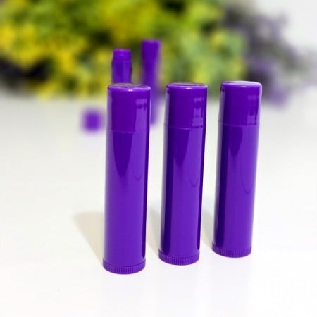Tuburi mov pentru balsam de buze sau ruj 5g [3]