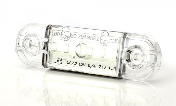 Lampă LED pentru poziție față, delimitare contur, lumină albă, WAS cod produs 713 [2]
