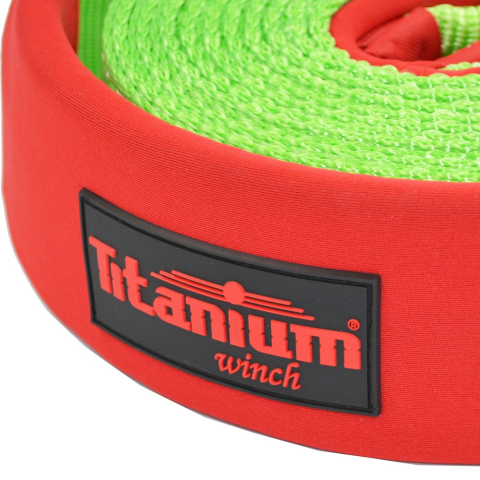 Chingă ancorare copac Titanium Winch 2T 10m 75mm pentru troliu auto [4]