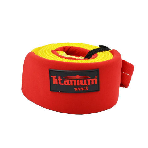 Șufă copac - Chingă ancorare copac Titanium Winch 3T 3m 90mm pentru troliu auto