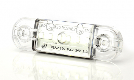 Lampă LED pentru poziție față, delimitare contur, lumină albă, WAS cod produs 713 [1]