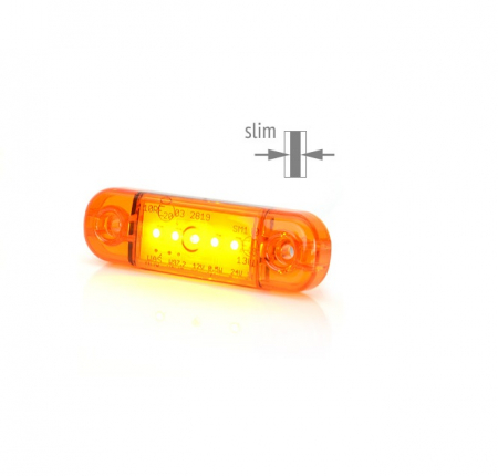 Lumini - Lampă LED pentru poziție, delimitare contur,  lumină portocalie WAS Cod produs 711