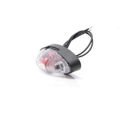 Lampă lumină gabarit poziție față / spate / laterală 12–24V, alb/roșu – WAS 817/I [4]