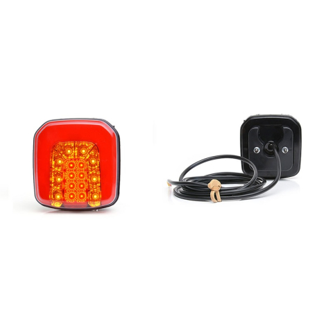 Triple spate LED - Lampă spate combinată LED 1089 12–24V pentru remorci și platforme