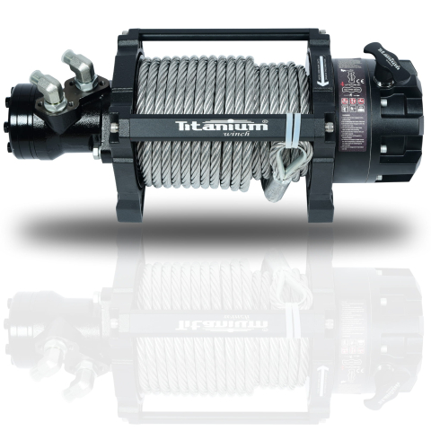 Trolii Hidraulice - Troliu hidraulic Titanium Winch Renegade 15000 lbs cu sufa din otel