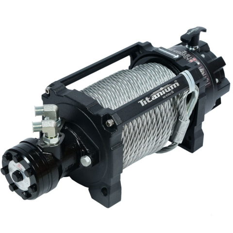 Troliu hidraulic Titanium Winch Renegade 15000 lbs cu sufa din otel [2]