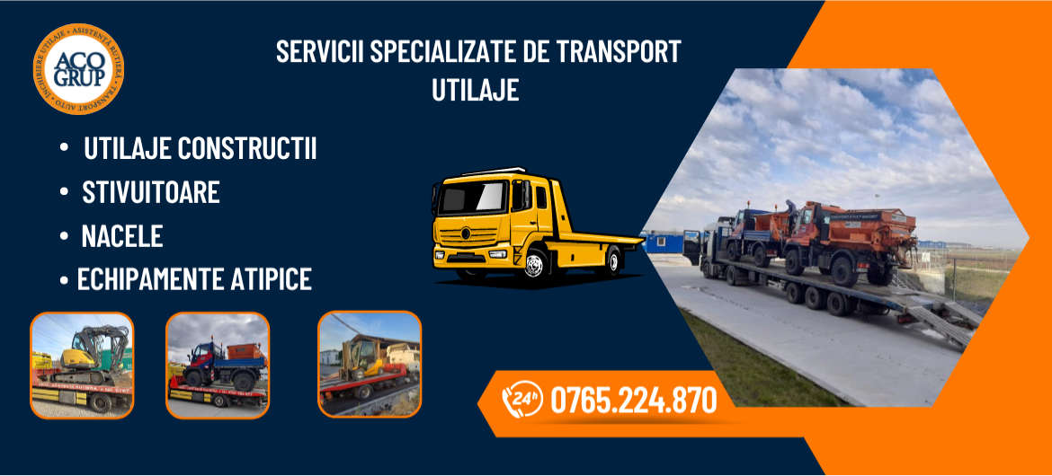 Transport utilaje