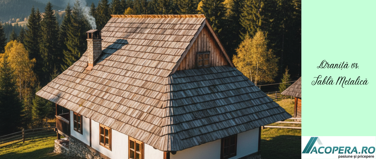Draniță vs. Tablă Metalică: O Comparație a Costurilor și Beneficiilor pe Termen Lung