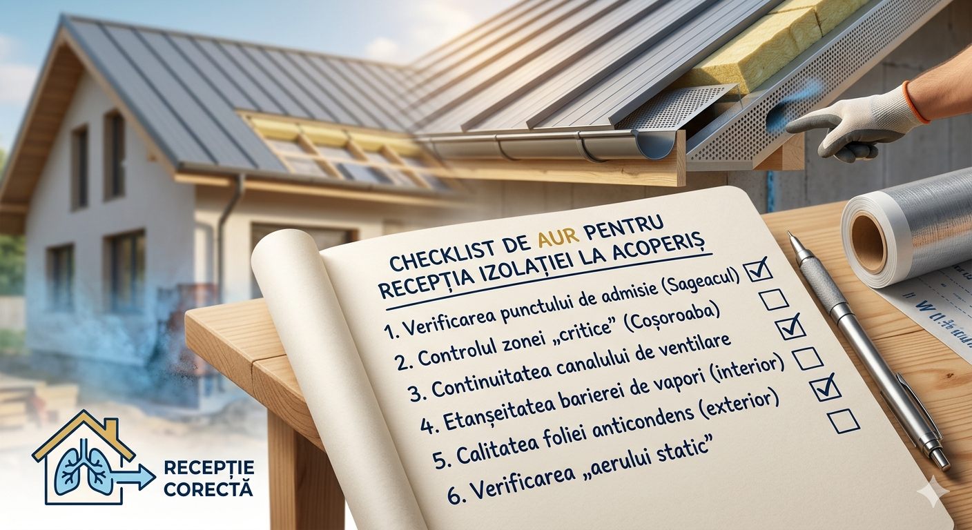 Izolația care îți poate „sugruma” casa: Checklist-ul de aur pentru un acoperiș care respiră