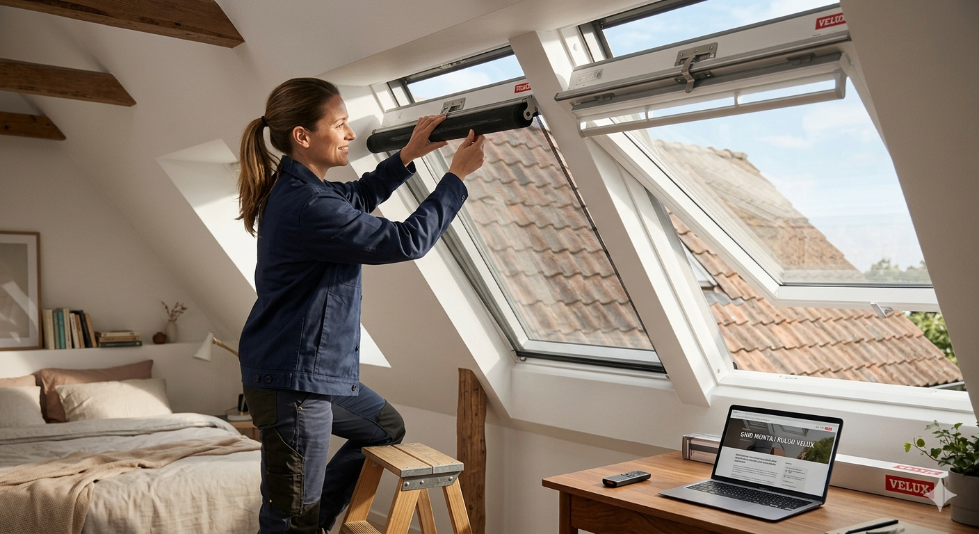 Ruloul Exterior Parasolar VELUX: Soluția Ideală pentru o Mansardă Răcoroasă (Ghid Complet)