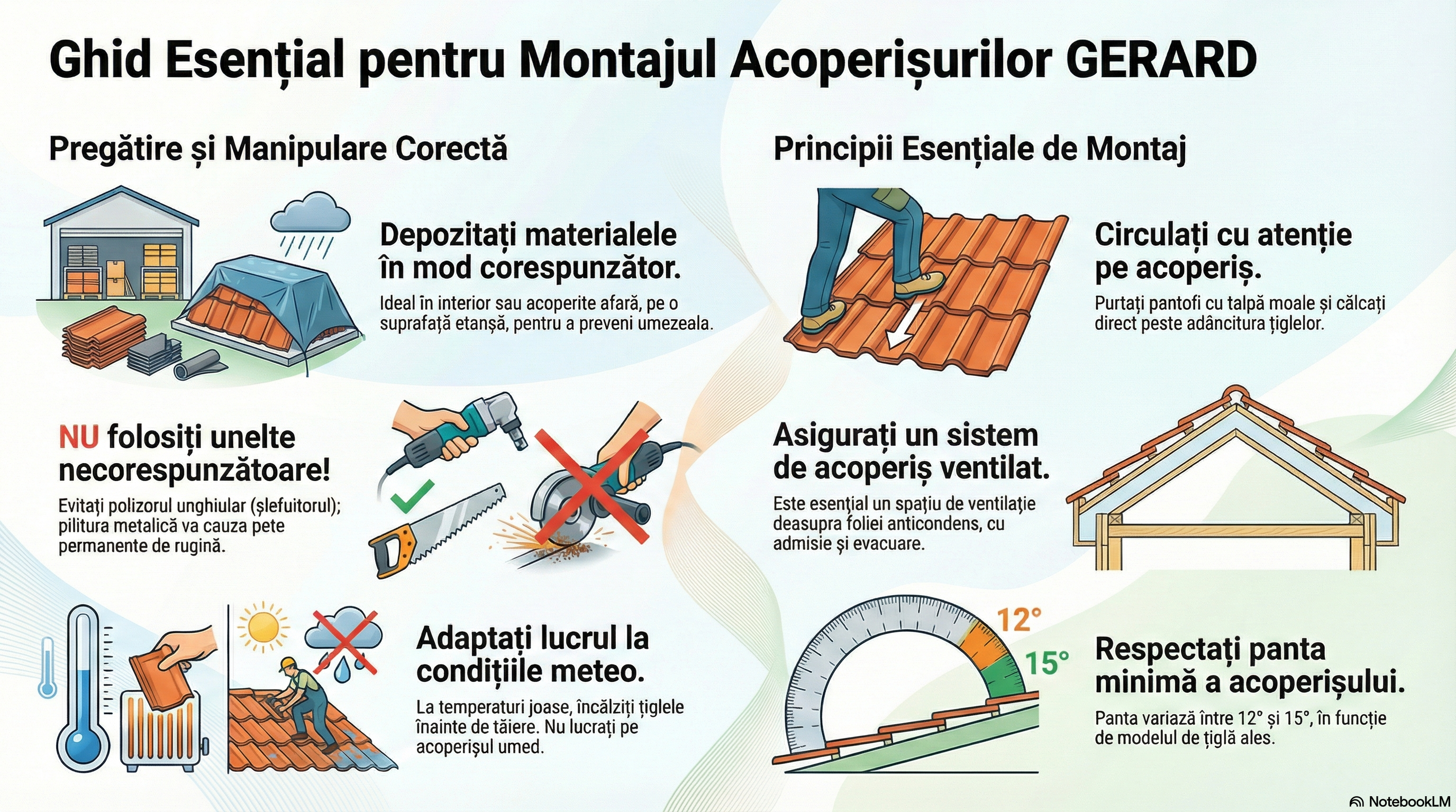 acoperis GERARD - ghid practic