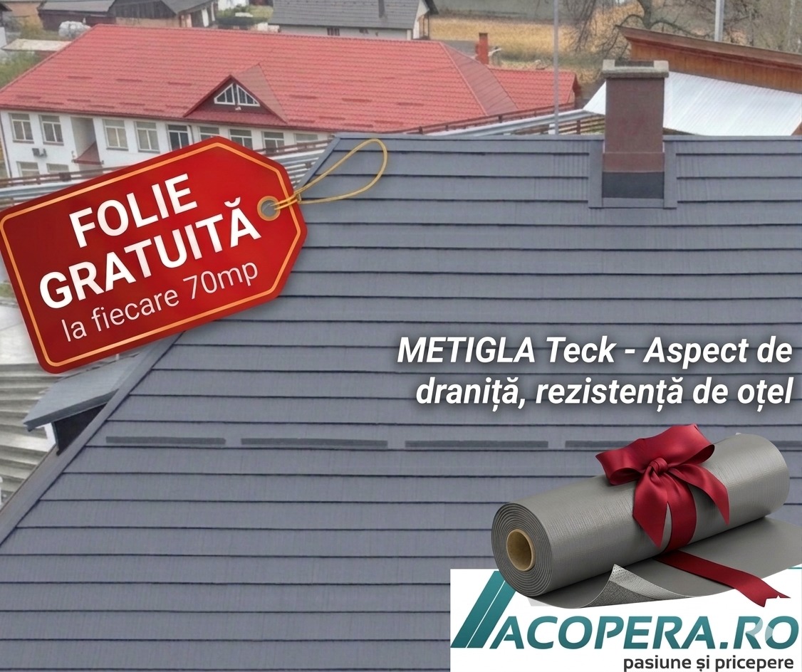 Oferta METIGLA Tech la cumpararea tiglei METIGLA  Tech primesti folia gratis