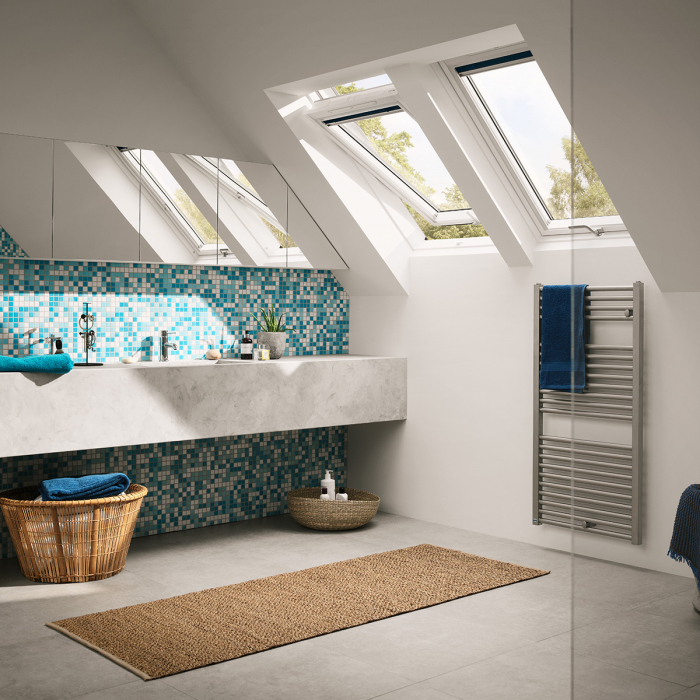 Fereastra de mansarda Standard VELUX GLU 0051B, operare de jos [2]