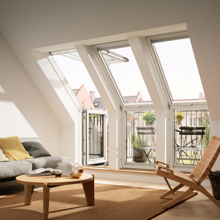 Fereatra de mansarda cu acces terasa Premium VELUX GEL /VEA 3065 [5]