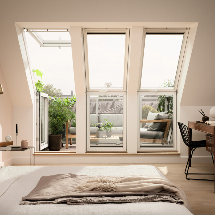 Fereatra de mansarda cu acces terasa Premium VELUX GEL /VEA 3065 [6]