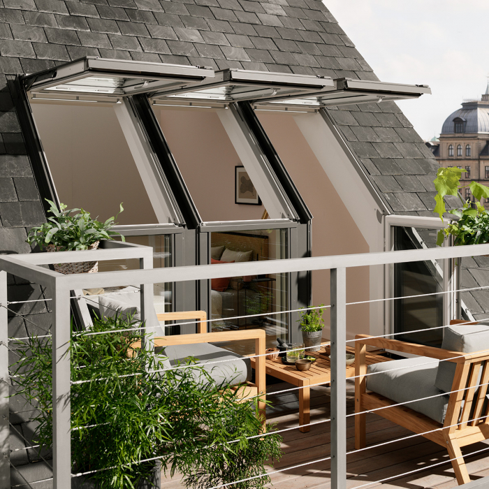 Fereatra de mansarda cu acces terasa Premium VELUX GEL /VEA 3065 [2]