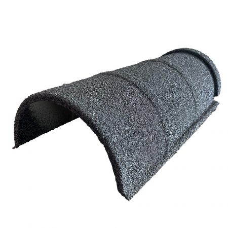 Țiglă metalică cu rocă vulcanică - Coama rotunda / 400mm