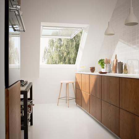 Fereastra de mansarda Premium VELUX GPU 0068, operare de jos [5]