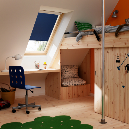 Fereastra de mansarda Standard VELUX GZL 1051, operare de sus [1]