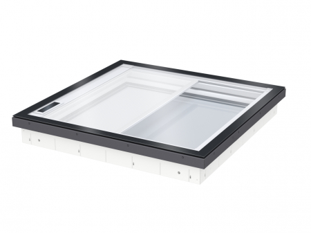 Rulou parasolar pentru ferestre acoperis tip terasa cu protectie din sticla curbata sau plata VELUX [2]