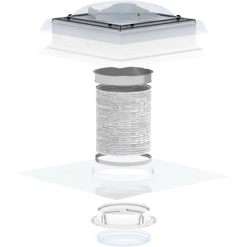 Accesorii Velux - Tunel solar pentru acoperis tip terasa VELUX