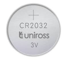 5 baterii litiu CR2032 marca UNIROSS  ambalate intr-un blister [2]