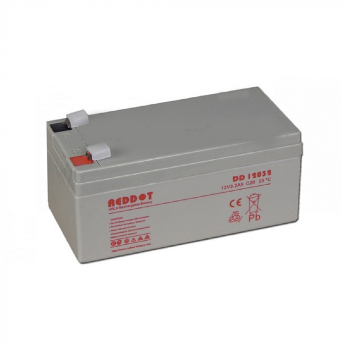 DD12022 Acumulatori REDDOT Acumulator Plumb-Gel Ritar 12V - 3.2Ah [2]