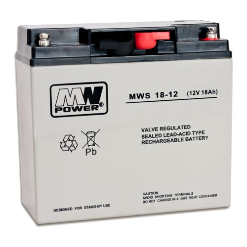 Acumulator stationar Plumb-Acid AGM/VRLA 12V - 18Ah marca MW POWER [1]