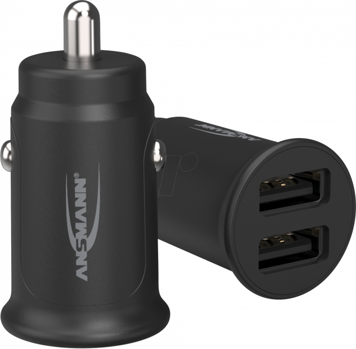 Incarcator Ansmann Auto cu 2 porturi USB 12-24V [2]
