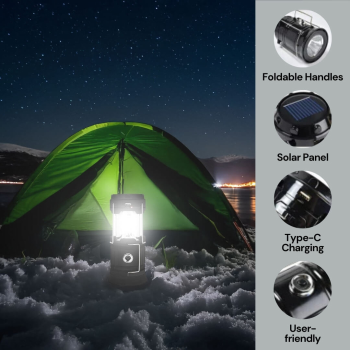 Lanterna Uniross solară și reîncărcabilă USB ULSA05 [8]