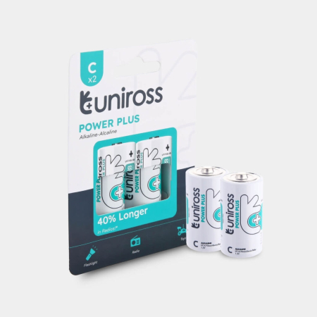 UALKCPP2 Baterii Uniross Baterii R14 Ambalate cate 2