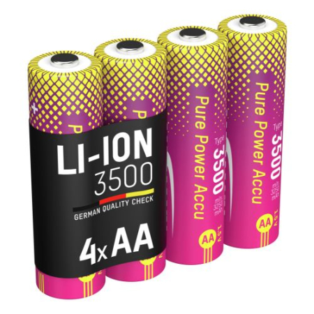 1312-0042 Ansmann Li-ion Pure Power AA / HR06 tip 3500 mAh Ambalati Cate 4 [1]